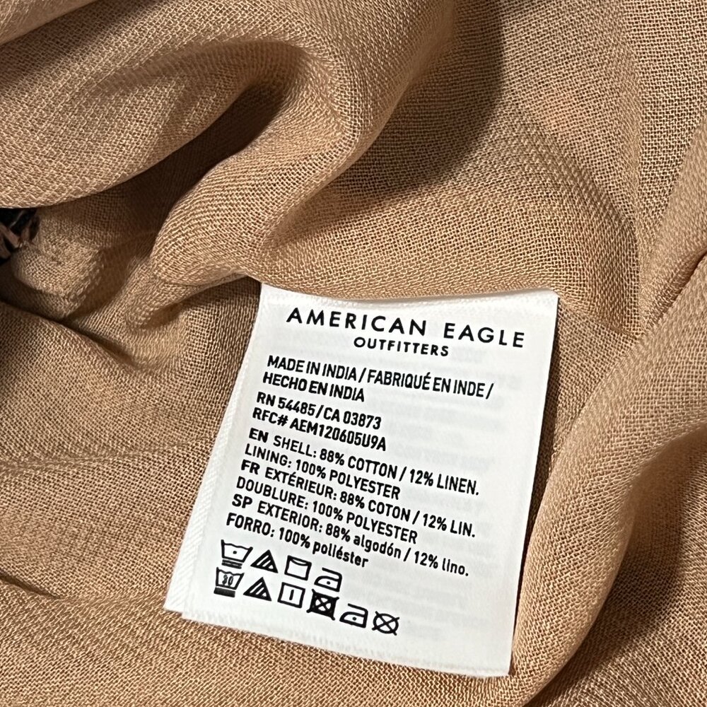 NWT American Eagle Animal Print Mini Skirt M - Picture 7 of 8